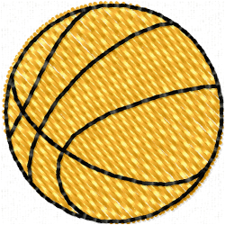 Basketball Embroidery Design 6 Basketball Embroidery Design 6